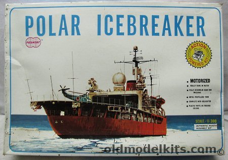 Paramount 1/300 Motorized Polar Icebreaker - South Pole Observation Ship Fuji, 4001-500 plastic model kit